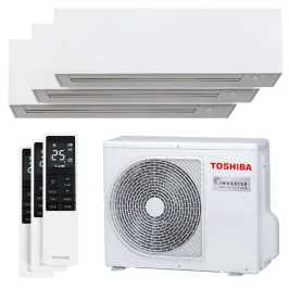 Tri split TOSHIBA Daiseikai 10 RAS-3M18G3AVG-E 5.2kW Tailles 25 + 25 + 25 Mural WiFi RAS-B10S4KVPG-E (x3)