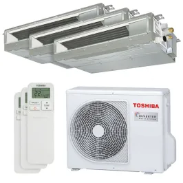 Tri split Toshiba gainable RAS-3M18G3AVG-E 5.2kW Tailles 20 + 20 + 20 RAS-M07U2DVG-E (x3) Gainable Compact
