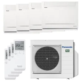 Quadri split PANASONIC Console UFE CU-4Z68TBE 6.8kW tailles 20 + 25 + 25 + 25 CS-MZ20UFEA + CS-Z20UFEAW (x3)