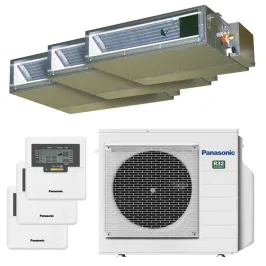 Tri split PANASONIC Gainable UD3 CU-3Z68TBE 6.8kW tailles 20 + 25 + 35 CS-MZ20UD3EA + CS-Z25UD3EAW + CS-Z35UD3EAW