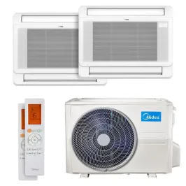 Climatiseur bi split Midea Console 6.1kW M3OG-21HFN8-Q tailles 25 + 35 MFA2U-09HRFNX(GA) + MFA2U-12HRFNX(GA)