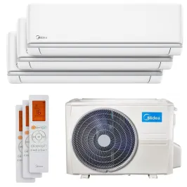 Climatiseur tri split Midea Elegance 8kW M3OA-27HFN8-Q tailles 25 + 25 + 25 MSAGSAU-09HRDN8 (x3)