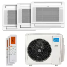 Climatiseur tri split Midea Console 10.5kW M4O-36FN8-Q tailles 25 + 25 + 50 MFA2U-09HRFNX(GA) (x2) + MFA2U-17HRFNX(GA)