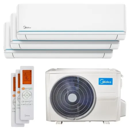 Climatiseur tri split Midea Evolution 8kW M3OA-27HFN8-Q tailles 25 + 25 + 25 MSAGXAU-09HRDN8 (x3)