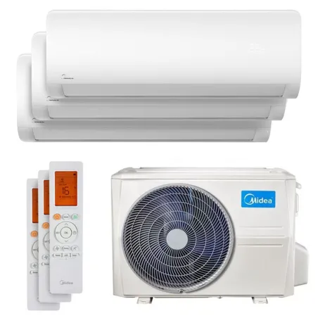 Climatiseur tri split Midea XTREME PRO WIFI 8kW M3OA-27HFN8-Q tailles 25 + 25 + 25 MSAGBU-09HRFN8 (x3)