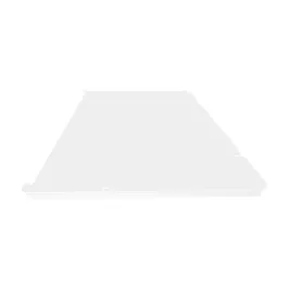 Face de dessous seule pour cache climatisation en Alu RAL 9010 Blanc Pur