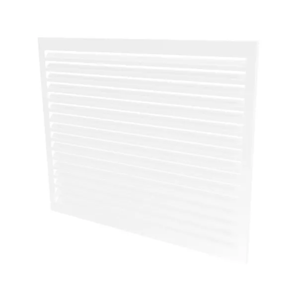 Face arrière seule pour cache climatisation en RAL 9010 Blanc Pur