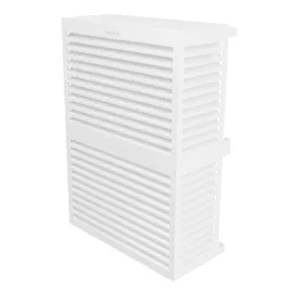 Cache climatisation modèle double en Alu RAL 9010 Blanc Pur