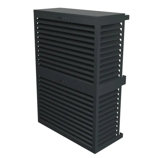 Cache climatisation modèle double en Alu RAL 7016 Gris Anthracite