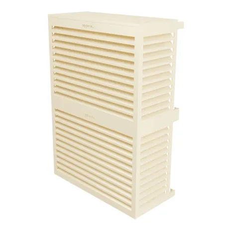 Cache climatisation modèle double en Alu RAL 1015 Ivoire Clair