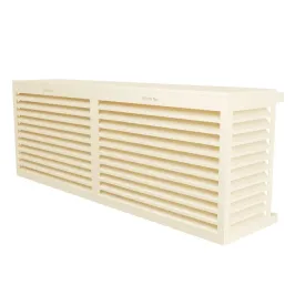 Cache climatisation modèle double latéral en Alu RAL 1015 Ivoire Clair