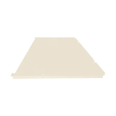 Face de dessous seule pour cache climatisation en Alu RAL 1015 Ivoire Clair
