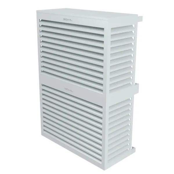 Cache climatisation modèle double en Alu RAL 7035 Gris Clair