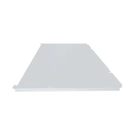 Face de dessous seule pour cache climatisation en Alu RAL 7035 Gris Clair