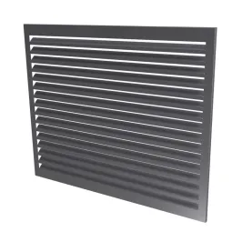 Face arrière seule pour cache climatisation en RAL 7037 Gris Poussière