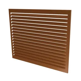 Face arrière seule pour cache climatisation en RAL 8003 Brun Argile