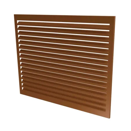 Face arrière seule pour cache climatisation en RAL 8003 Brun Argile