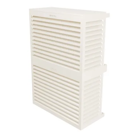 Cache climatisation modèle double en Alu RAL 9001 Blanc Crème