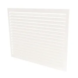 Face arrière seule pour cache climatisation en RAL 9001 Blanc Crème