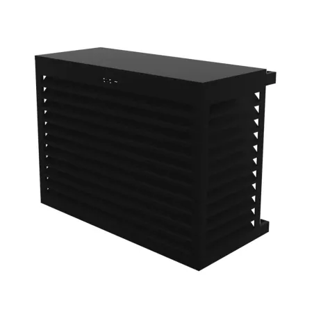 Cache climatisation en Alu RAL 9005 Noir Foncé