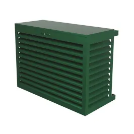 Cache climatisation en Alu RAL 6005 Vert Mousse