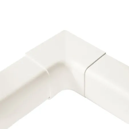 Angle interne à 90° pour goulotte Artiplastic couleur Blanc