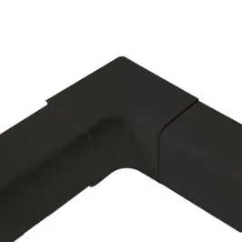 Angle interne à 90° pour goulotte Artiplastic couleur Gris Anthracite