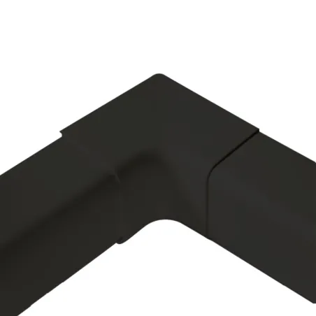 Angle interne à 90° pour goulotte Artiplastic couleur Gris Anthracite