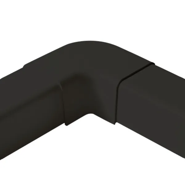 Angle plat à 90° pour goulotte Artiplastic couleur Gris Anthracite