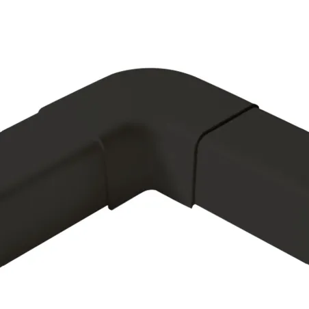 Angle plat à 90° pour goulotte Artiplastic couleur Gris Anthracite