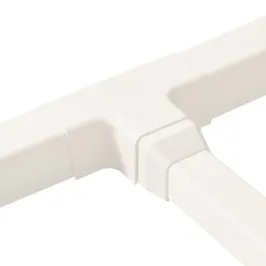 Déviation en T pour goulotte Artiplastic couleur Blanc
