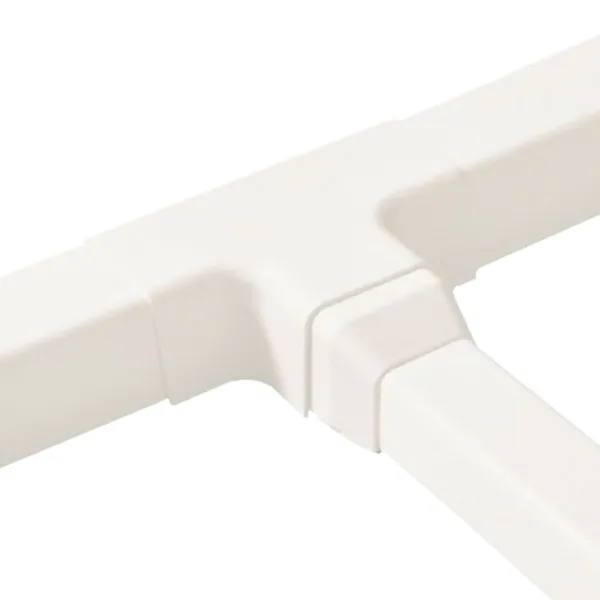 Déviation en T pour goulotte Artiplastic couleur Blanc