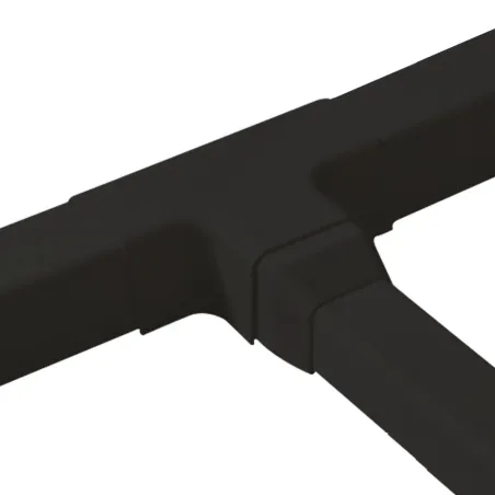 Déviation en T pour goulotte Artiplastic couleur Gris Anthracite