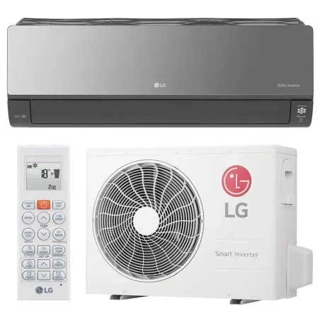 Climatiseur Mono split LG Artcool Mirror 2.5kW AA09SP.NS1 + AA09SP.U18 WiFi de série PAC air-air