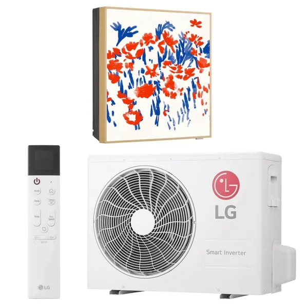Climatiseur Mono split LG Artcool Gallery Photo 3.5kW A12GA1.NSE + A12GA1.U18 WiFi de série PAC air-air