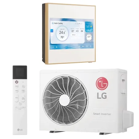 Climatiseur Mono split LG Artcool Gallery LCD 3.5kW A12GA2.NSE + A12GA2.U18 WiFi de série PAC air-air