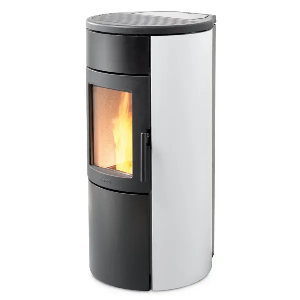 Poêle à granulés étanche Ravelli Whisper 7 Puissance 7kW Sortie Fumée Supérieure