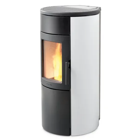 Poêle à granulés étanche Ravelli Whisper 7 Puissance 7kW Sortie Fumée Supérieure