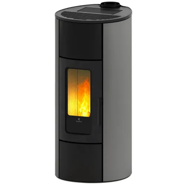 Poêle à granulés canalisable Ravelli Flexi 11 Puissance 11kW Sortie Fumée Supérieure