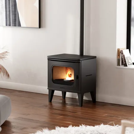 Poêle à granulés ventilé Ravelli Mild Puissance 9kW WiFi Sortie Fumée Supérieure