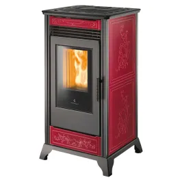Poêle à granulés ventilé Ravelli RV 80 Puissance 8kW Sortie Fumée Postérieure