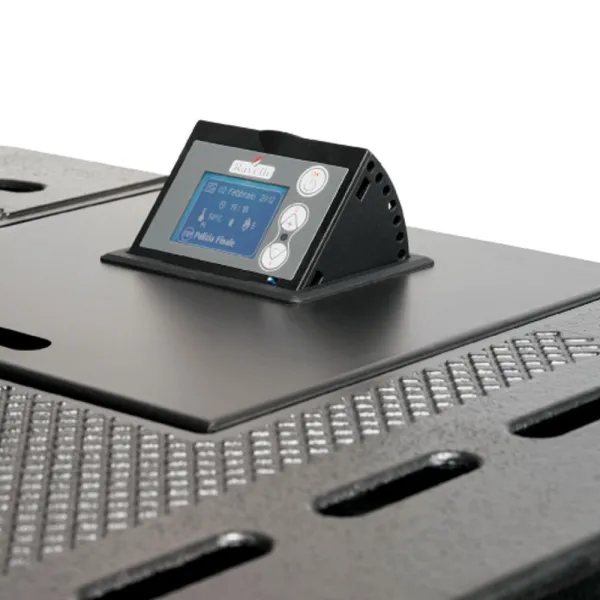 Poêle à granulés ventilé Ravelli RV 80 Puissance 8kW Sortie Fumée Postérieure