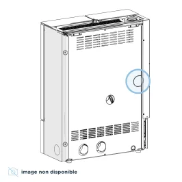 Kit sortie fumées par l'arrière Ø 8 cm pour poêle à granulés Ravelli Stilo