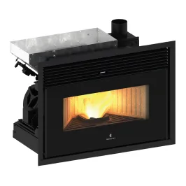 Insert à granulés Ravelli R 1000 Pro Puissance 9.5kW Sortie Fumée Supérieure