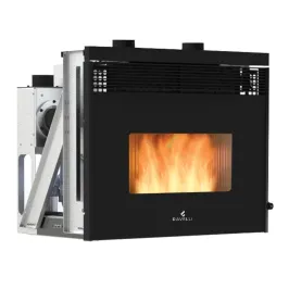 Insert à granulés canalisable Ravelli RBC 8012 Puissance11.6kW Sortie Fumée Supérieure