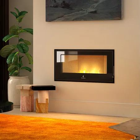 Insert à granulés canalisable Ravelli Magnus Puissance 16.2kW Sortie Fumée Postérieure