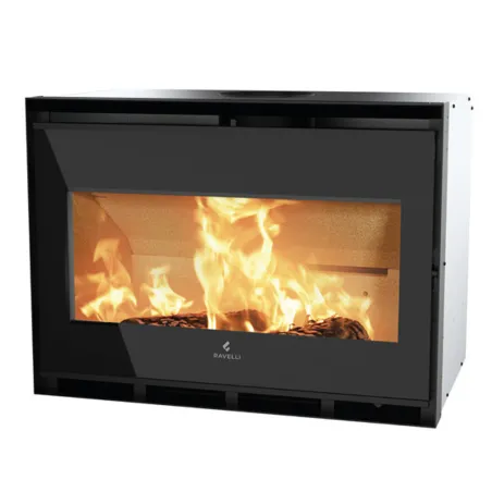 Insert à bois Ravelli Atlas Puissance 12kW Sortie Fumée Supérieure