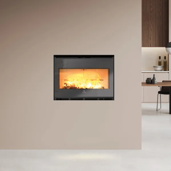 Insert à bois Ravelli Nova Puissance 13.5kW Sortie Fumée Supérieure