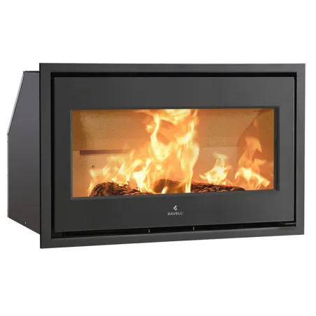 Cheminée à bois Ravelli Zeus Puissance 7kW Sortie Fumée Supérieure