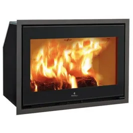 Cheminée à bois Ravelli Ermes Puissance 9kW Sortie Fumée Supérieure